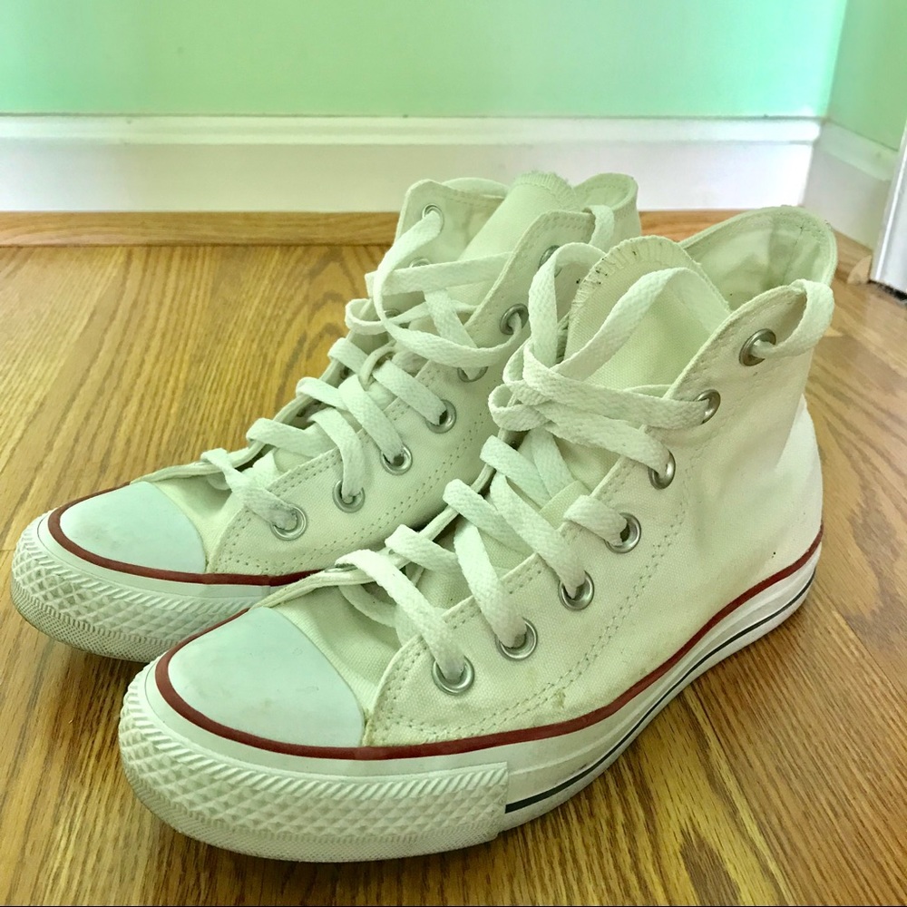 White Converse All-Star Hi-Top